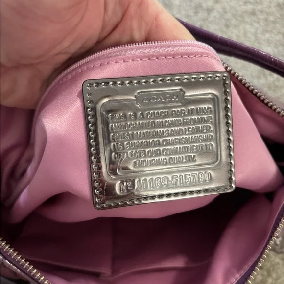 Purple Coach *Poppy* Women's Bag - Picture 15 of 16